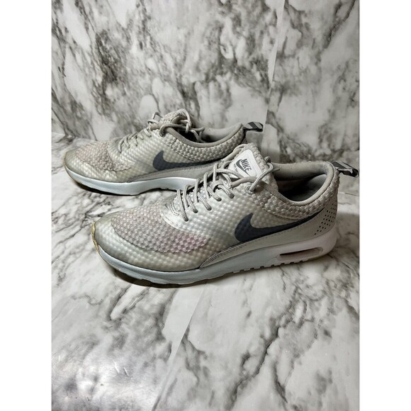 NIKE Air Max THEA Print Mesh Running Sneaker Light Base Grey Women's Size 9.5 - Picture 4 of 6